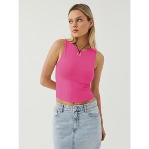 Breezy Round Neck Cropped Tank